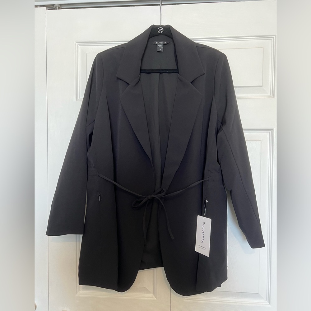 Athleta Primatwill Blazer, Size 18 Black